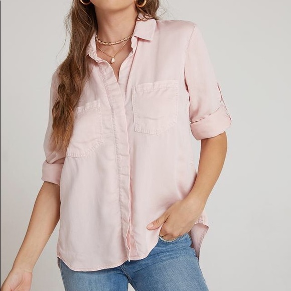 Bella Dahl Tops - Bella Dahl Button Up with Rollable Sleeves Size Medium